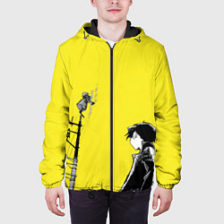 Куртка с капюшоном мужская Аниме Песнь Ночных Сов Song Of The Night Walkers, цвет: 3D-черный — фото 2