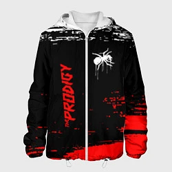 Куртка с капюшоном мужская The prodigy : дарование, цвет: 3D-белый