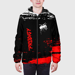Куртка с капюшоном мужская The prodigy : дарование, цвет: 3D-черный — фото 2
