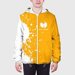 Куртка с капюшоном мужская Wu-tang clan маленькое лого, цвет: 3D-белый — фото 2