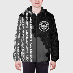 Куртка с капюшоном мужская МАНЧЕСТЕР СИТИ Графика, цвет: 3D-черный — фото 2