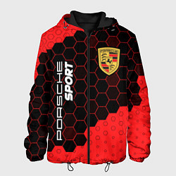 Куртка с капюшоном мужская ПОРШЕ Sport Графика, цвет: 3D-черный