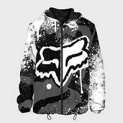 Куртка с капюшоном мужская FOX RACING - МОТОКРОСС БРЫЗГИ, цвет: 3D-черный