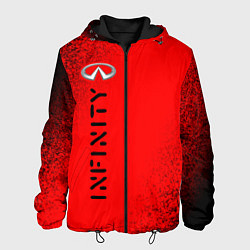 Куртка с капюшоном мужская ИНФИНИТИ Infinity Шум, цвет: 3D-черный