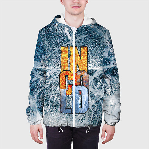 Мужская куртка IN COLD logo with ice / 3D-Белый – фото 3
