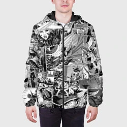 Куртка с капюшоном мужская Bloodborne comix, цвет: 3D-черный — фото 2