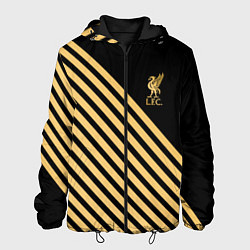 Куртка с капюшоном мужская Liverpool ливерпуль полосы, цвет: 3D-черный