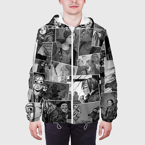 Мужская куртка The last of us comix / 3D-Белый – фото 3