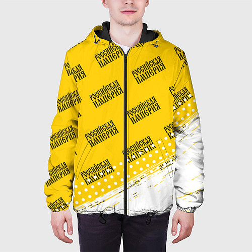 Мужская куртка RUSSIAN EMPIRE Краски Паттерн / 3D-Черный – фото 3