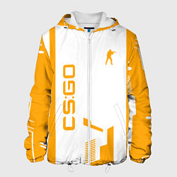 Куртка с капюшоном мужская Counter Strike cs go Геймер, цвет: 3D-белый