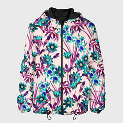 Мужская куртка Цветы Летние Фиолетовые Рудбеки