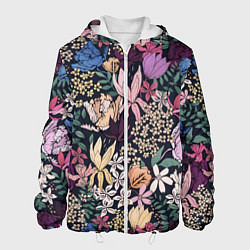 Мужская куртка Цветы Летние В Цветущем Саду