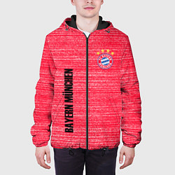 Куртка с капюшоном мужская BAYERN MUNCHEN БАВАРИЯ football club, цвет: 3D-черный — фото 2