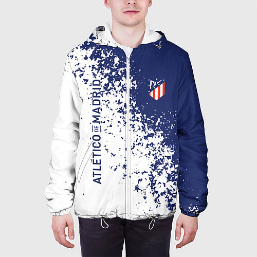 Мужская куртка Atletico madrid football sport / 3D-Белый – фото 3