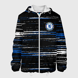 Куртка с капюшоном мужская Chelsea челси лого, цвет: 3D-белый