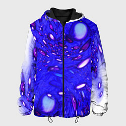 Куртка с капюшоном мужская Мир пузырей, цвет: 3D-черный