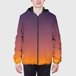 Куртка с капюшоном мужская Sunset Gradient, цвет: 3D-черный — фото 2