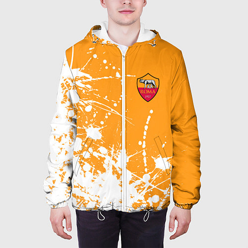 Мужская куртка Roma маленькое лого краска / 3D-Белый – фото 3