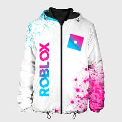 Куртка с капюшоном мужская Roblox Neon Gradient FS, цвет: 3D-черный