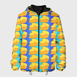 Куртка с капюшоном мужская Сыр сыр сыр, цвет: 3D-черный