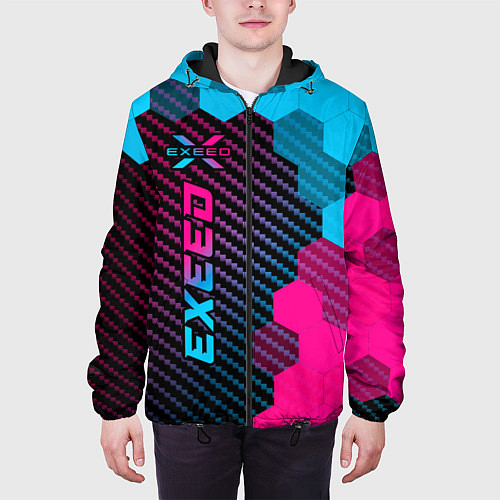 Мужская куртка Exeed Neon Gradient - FS / 3D-Черный – фото 3