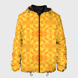 Мужская куртка Желтый абстрактный летний орнамент