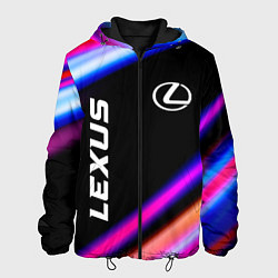 Куртка с капюшоном мужская Lexus Speed Lights, цвет: 3D-черный