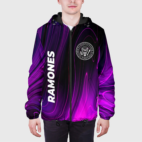 Мужская куртка Ramones Violet Plasma / 3D-Черный – фото 3