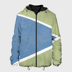 Мужская куртка Абстрактная геометрическая компиляция - Зелёный