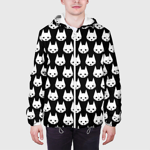 Мужская куртка Stray Pattern / 3D-Белый – фото 3