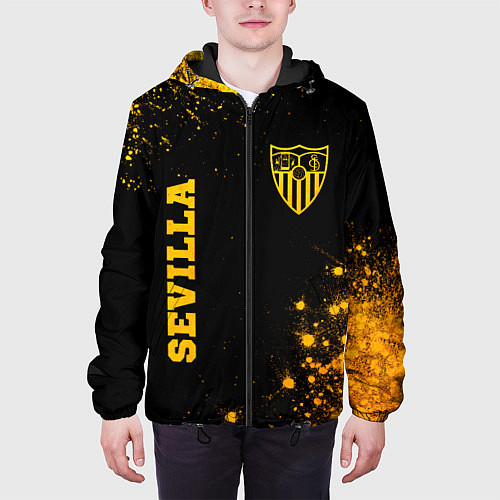 Мужская куртка Sevilla - Gold Gradient / 3D-Черный – фото 3