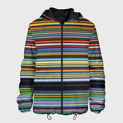 Мужская куртка Абстрактное множество разноцветных линий