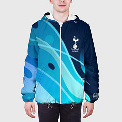 Куртка с капюшоном мужская Tottenham hotspur Абстракция, цвет: 3D-белый — фото 2