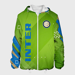 Куртка с капюшоном мужская Inter Поле, цвет: 3D-белый