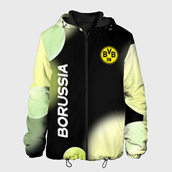 Куртка с капюшоном мужская Боруссия Абстракция, цвет: 3D-черный