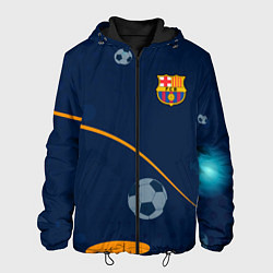 Куртка с капюшоном мужская Barcelona Абстракция, цвет: 3D-черный