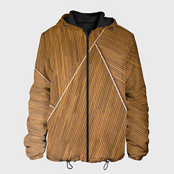 Куртка с капюшоном мужская Деревянная броня, цвет: 3D-черный