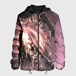 Куртка с капюшоном мужская Берсерк Гатс В Доспехах Извергает Огонь, цвет: 3D-черный