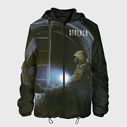 Куртка с капюшоном мужская STALKER Одиночка В Коллекторе, цвет: 3D-черный