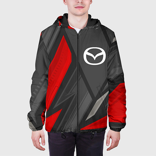 Мужская куртка Mazda sports racing / 3D-Черный – фото 3