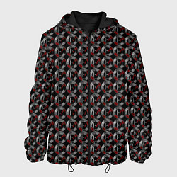 Куртка с капюшоном мужская Symbol in a circle, цвет: 3D-черный