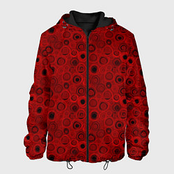 Мужская куртка Красный абстрактный узор