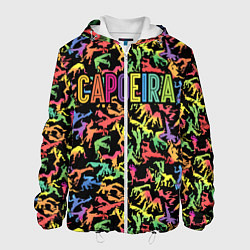 Куртка с капюшоном мужская Capoeira colorful mens, цвет: 3D-белый