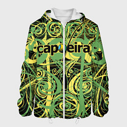Куртка с капюшоном мужская Capoeira pattern, цвет: 3D-белый