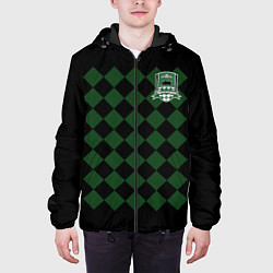 Куртка с капюшоном мужская ФК Краснодар Форма 20222023, цвет: 3D-черный — фото 2