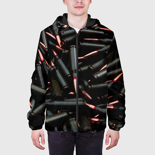 Мужская куртка Черные патроны / 3D-Черный – фото 3