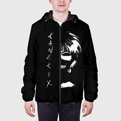 Куртка с капюшоном мужская Tokyo Ghoul Kaneki Ken - anime, цвет: 3D-черный — фото 2