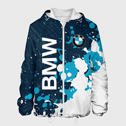 Куртка с капюшоном мужская Bmw Краска, цвет: 3D-белый