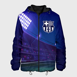 Куртка с капюшоном мужская Barcelona ночное поле, цвет: 3D-черный