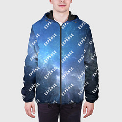 Куртка с капюшоном мужская The Expanse pattern, цвет: 3D-черный — фото 2